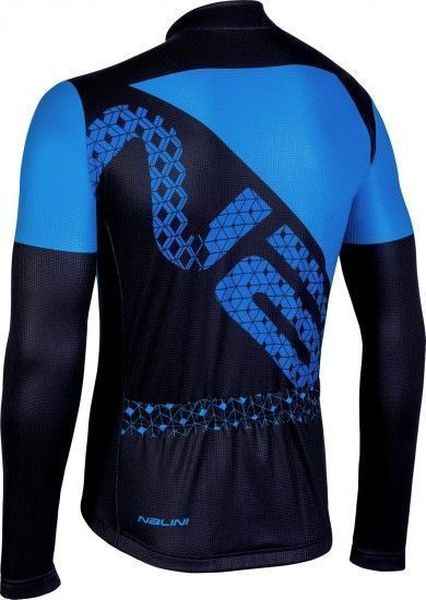 2020 CYCLING JERSEY NALINI BLACK BLUE LONG SLEEVE AND BIB TIGHT