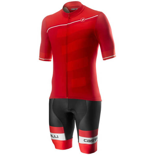 2020 CASTELLI Set (2 Teile) Trofeo rot