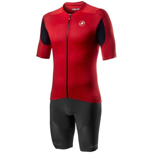 2020 CASTELLI Set (2 Teile) Superleggera 2 schwarz - rot