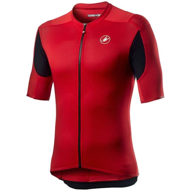 2020 CASTELLI Kurzarmtrikot Superleggera 2 schwarz - rot