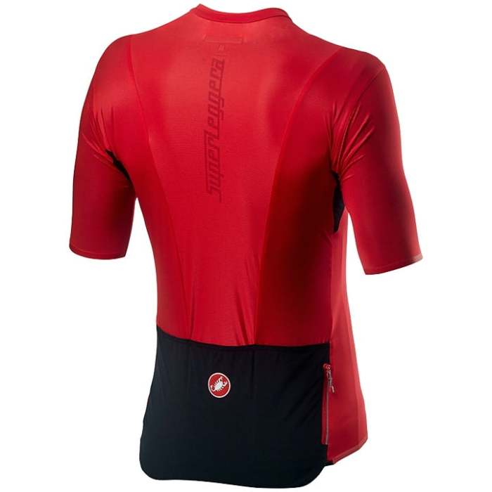 2020 CASTELLI Kurzarmtrikot Superleggera 2 schwarz - rot