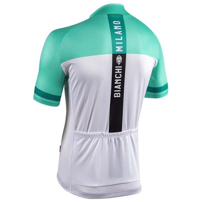 2020 BIANCHI MILANO Kurzarmtrikot Ollastu weiß - grün