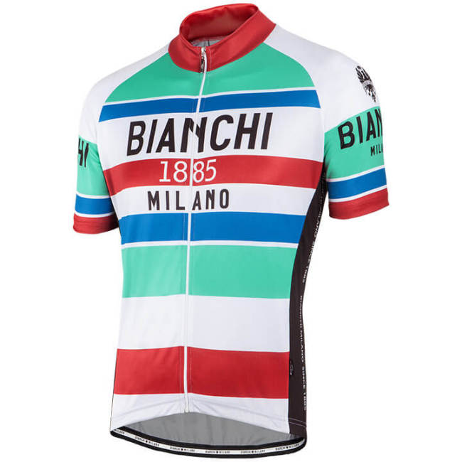 2020 BIANCHI MILANO Kurzarmtrikot Telegate weiß