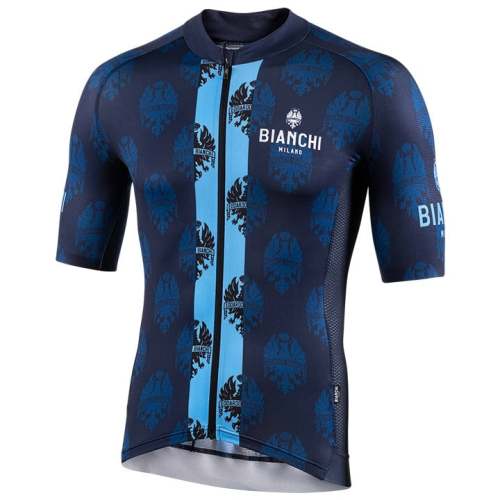 2020 BIANCHI MILANO Kurzarmtrikot Roncaccio blau