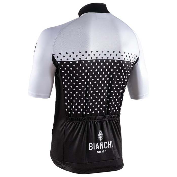 2020 BIANCHI MILANO Kurzarmtrikot Quirra weiß - schwarz