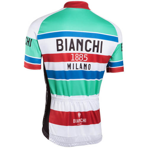 2020 BIANCHI MILANO Kurzarmtrikot Telegate weiß