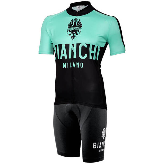 2020 BIANCHI MILANO Kurzarmtrikot Cinca schwarz