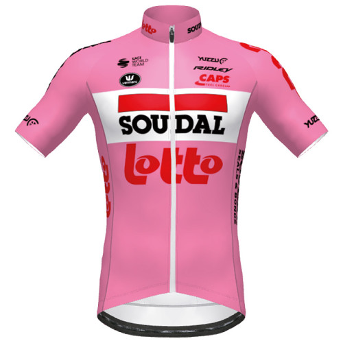 Set SOUDAL LOTTO Giro d´Italia 2020 (2 Teile) pink