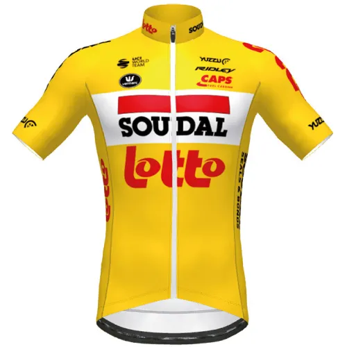 Set SOUDAL LOTTO TDF 2020 (2 Teile) gelb