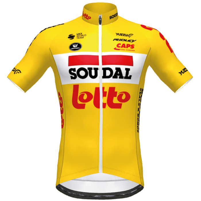 Set SOUDAL LOTTO TDF 2020 (2 Teile) gelb