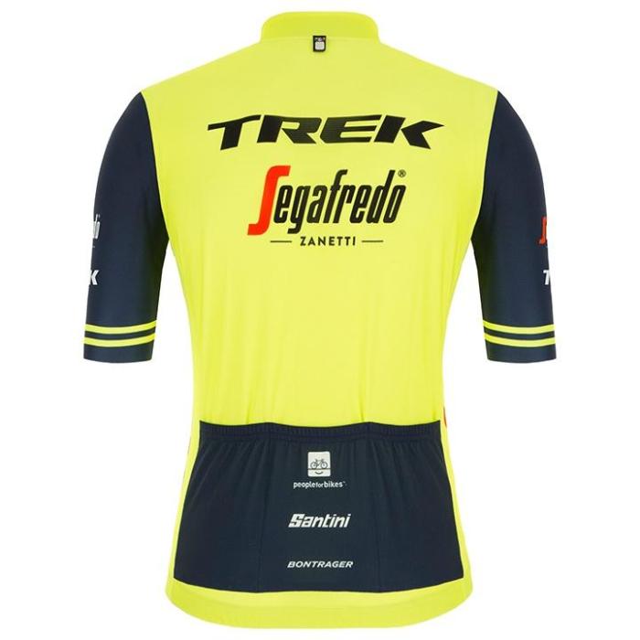 TREK SEGAFREDO WOMEN'S JERSEY 2021 NEON YELLOW - BLUE