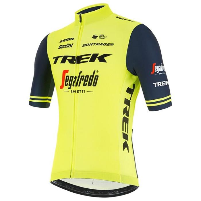 TREK-SEGAFREDO TRAINING 2021 SET (2 PIECES) NEON YELLOW - BLUE