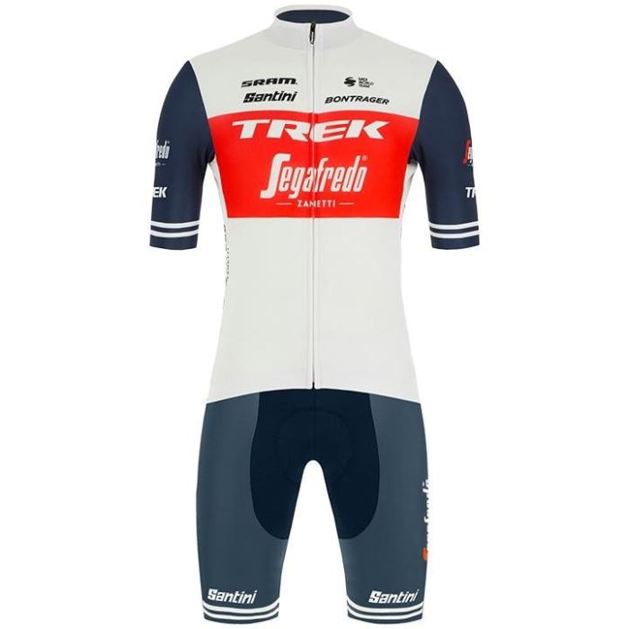 TREK-SEGAFREDO 2021 SET (2 PIECES) WHITE - BLUE - RED