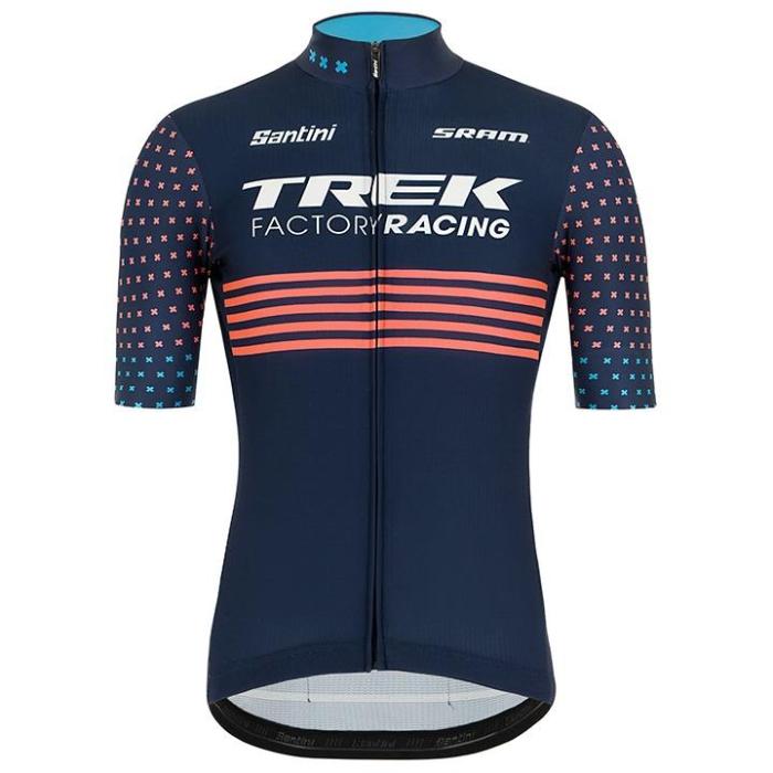 TREK FACTORY RACING CX KURZARMTRIKOT 2021 BLAU