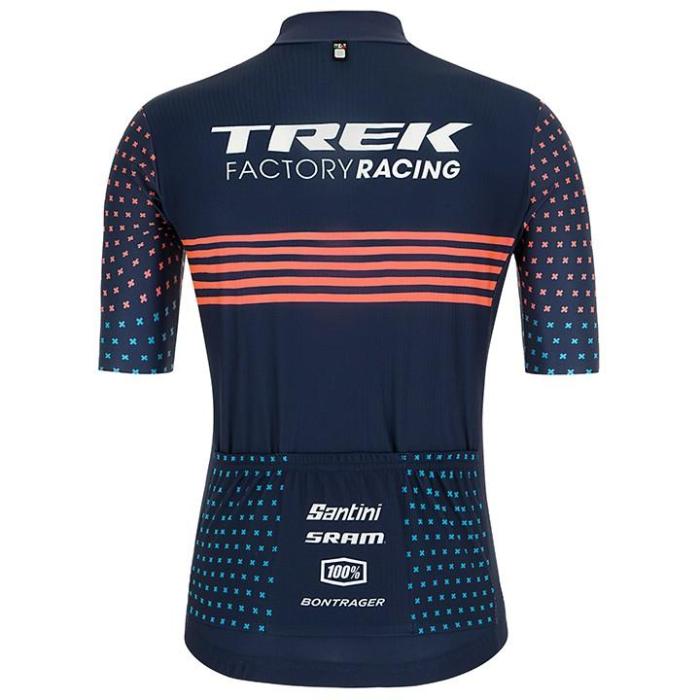 TREK FACTORY RACING CX KURZARMTRIKOT 2021 BLAU