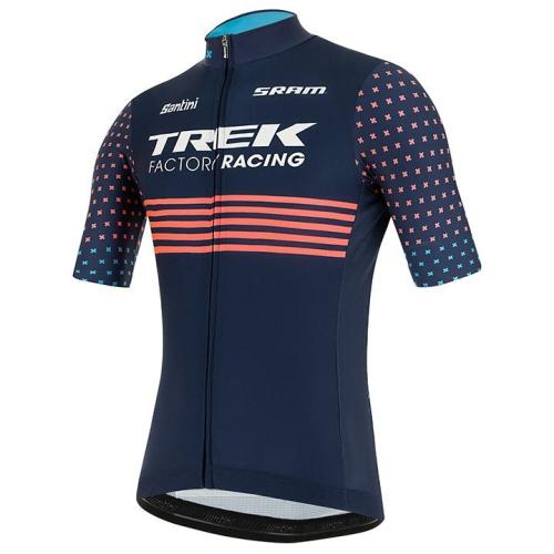 TREK FACTORY RACING CX KURZARMTRIKOT 2021 BLAU