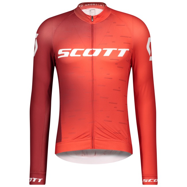 SCOTT Red RC PRO LSL MEN'S SHIRT 2021