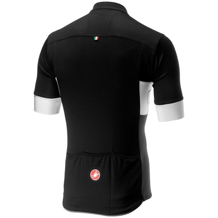 2020 Cаstelli Prologo VI Black-White Cycling Jersey And Bib Shorts Set