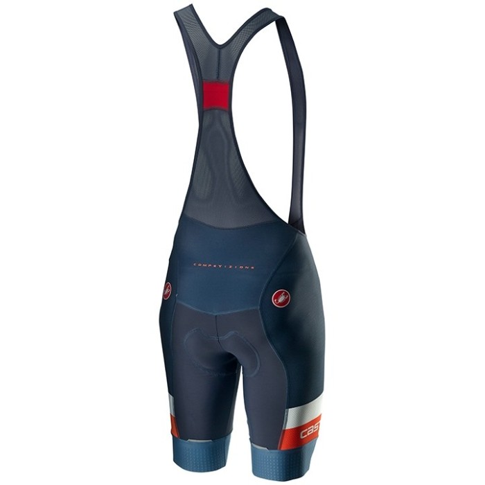 2020 Cаstelli Milano Orange Cycling Jersey And Bib Shorts Set