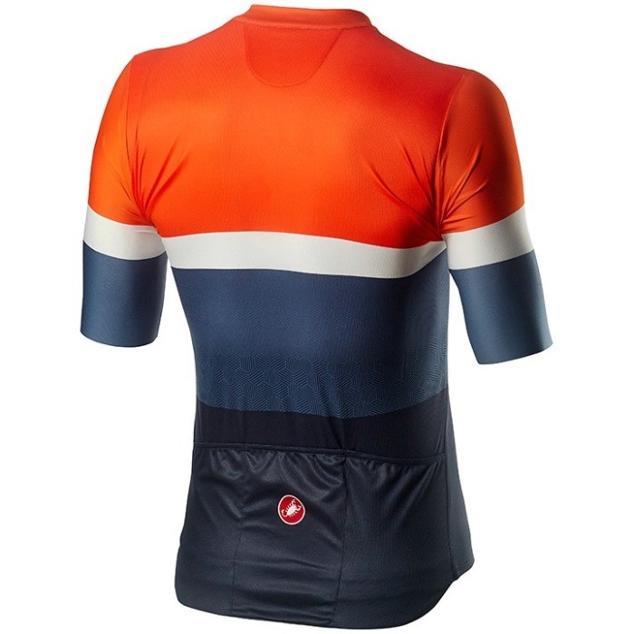 2020 Cаstelli Milano Orange Cycling Jersey And Bib Shorts Set