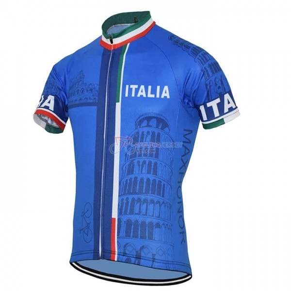 ITALIA CYCLING JERSEY KIT SHORT SLEEVE 2021 BLUE