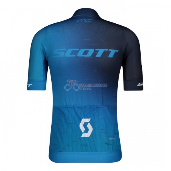 SCOTT CYCLING JERSEY KIT SHORT SLEEVE 2021 BLACK BLUE