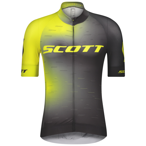 SCOTT CYCLING JERSEY KIT SHORT SLEEVE 2021 BLACK YELLOW