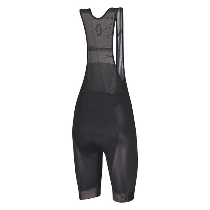 2021 SCOTT-RC Team 1.0 Black Cycling Jersey And Bib Shorts Set