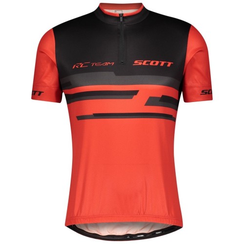 2021 SCOTT-RC Team 2.0 Red Cycling Jersey And Bib Shorts Set