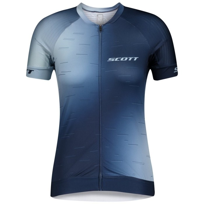 2021 SCOTT-RC Pro Blue Women Cycling Jersey And Shorts Set