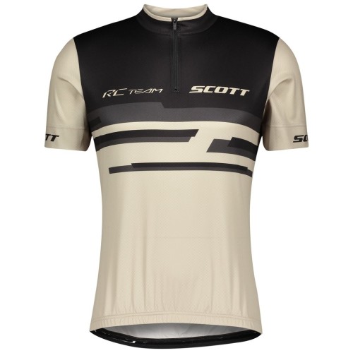 2021 SCOTT-RC Team 2.0 Cream Cycling Jersey And Bib Shorts Set