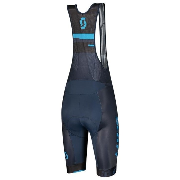 2021 SCOTT-RC Team 2.0 Blue Cycling Jersey And Bib Shorts Set