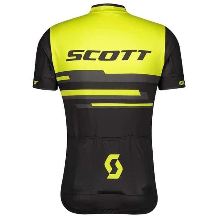 2021 SCOTT-RC Team 2.0 Yellow Cycling Jersey And Shorts Set