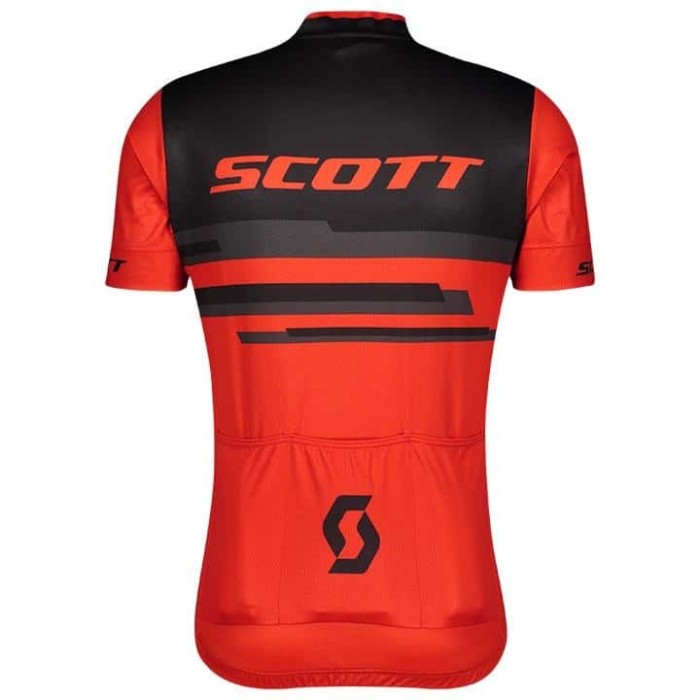 2021 SCOTT-RC Team 2.0 Red Cycling Jersey And Bib Shorts Set