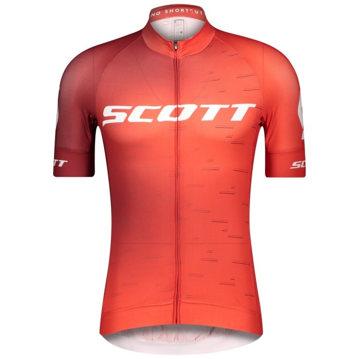 2021 SCOTT-RC Pro Red Cycling Jersey And Bib Shorts Set