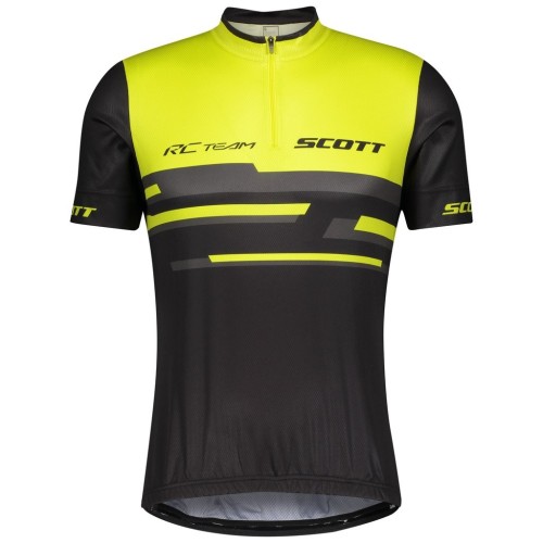 2021 SCOTT-RC Team 2.0 Yellow Cycling Jersey And Shorts Set