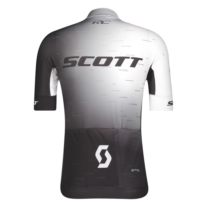 2021 SCOTT-RC Pro Grey Cycling Jersey And Bib Shorts Set