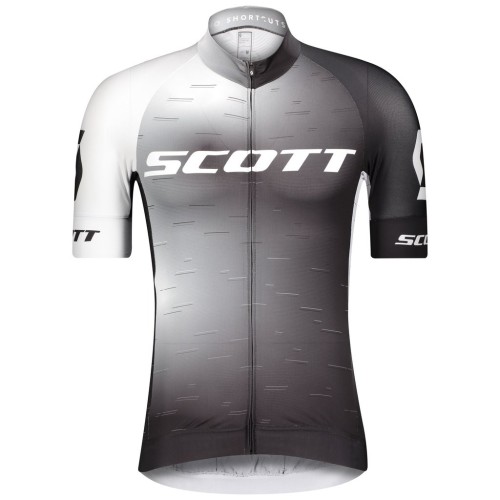 2021 SCOTT-RC Pro Grey Cycling Jersey And Bib Shorts Set