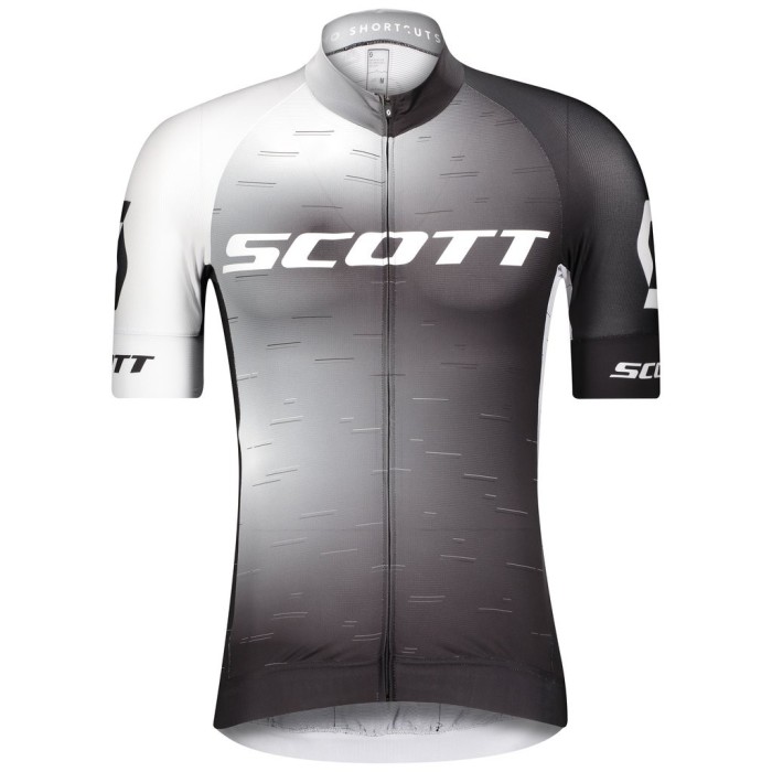 2021 SCOTT-RC Pro Grey Cycling Jersey And Bib Shorts Set