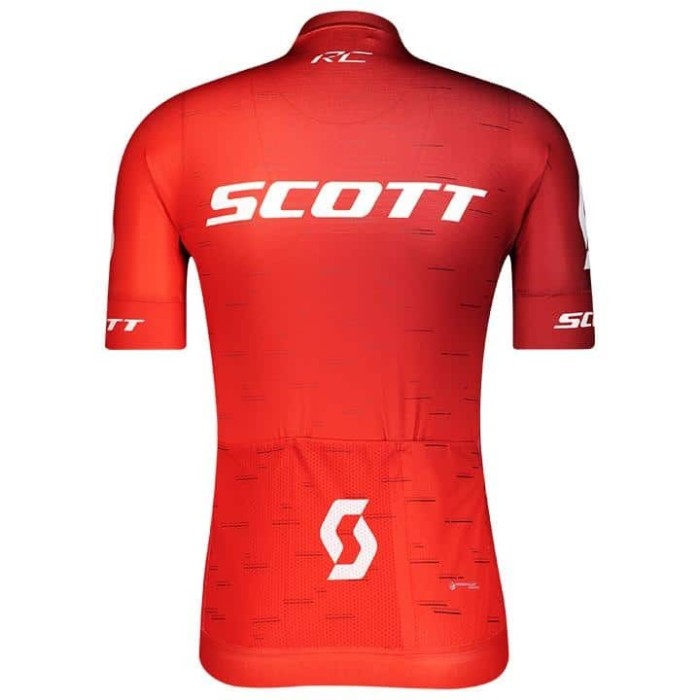 2021 SCOTT-RC Pro Red Cycling Jersey And Bib Shorts Set