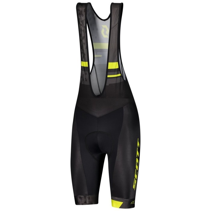 2021 SCOTT-RC Team 2.0 Green-Yellow Cycling Jersey And Bib Shorts Set