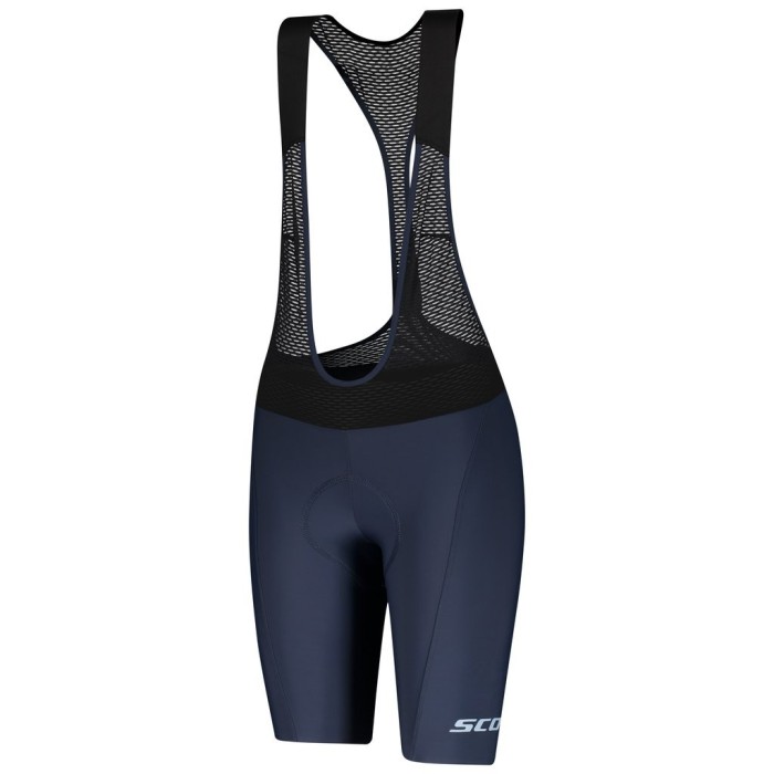 2021 Scott RC Dark Blue Women Cycling Jersey And Bib Shorts Set