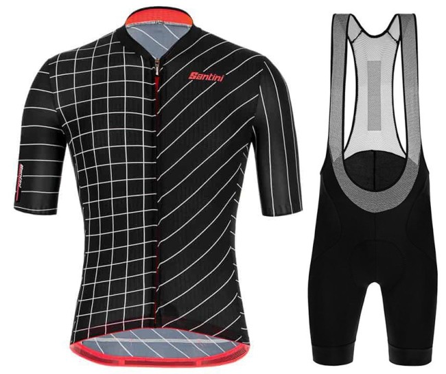 2021 Santini Eco Sleek Dinamo BW Cycling Jersey And Bib Shorts Set