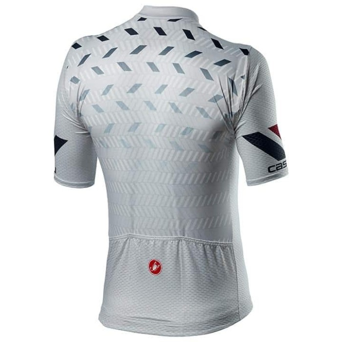 2021 Cаstelli Avanti Gery-White Cycling Jersey And Bib Shorts Set