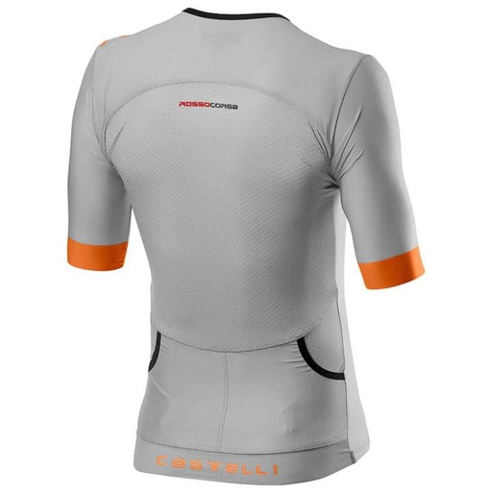 CASTELLI FREE SANREMO 2 TRI SUIT GREY - ORANGE