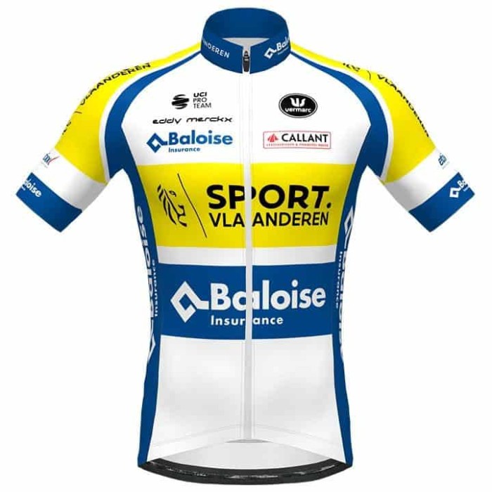 SPORT VLAANDEREN-BALOISE 2021 SET (2 PIECES) WHITE - BLUE - YELLOW