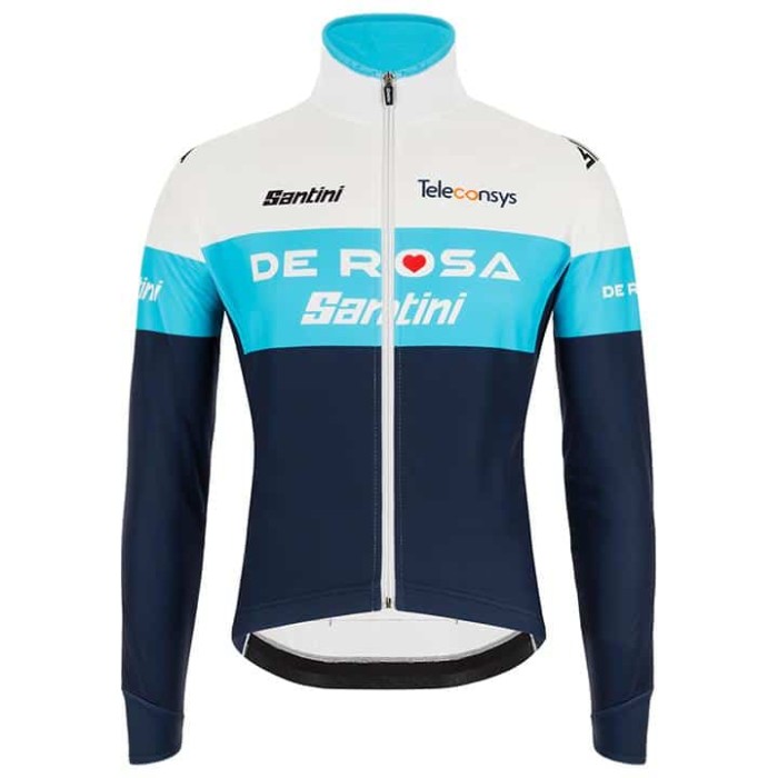 TEAM DE ROSA SANTINI THERMAL JACKET 2021 BLUE