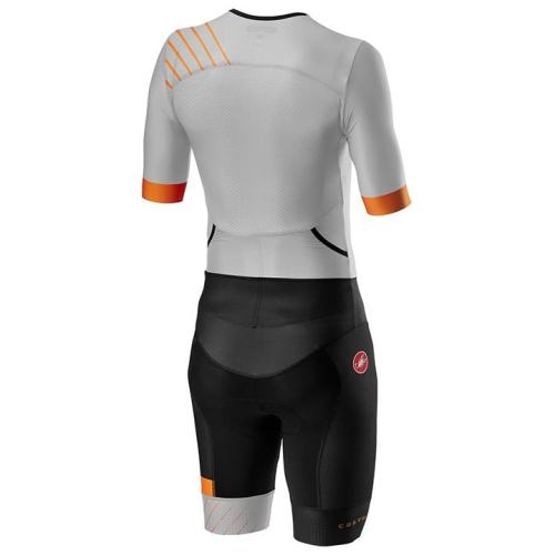 CASTELLI FREE SANREMO 2 TRI SUIT GREY - ORANGE