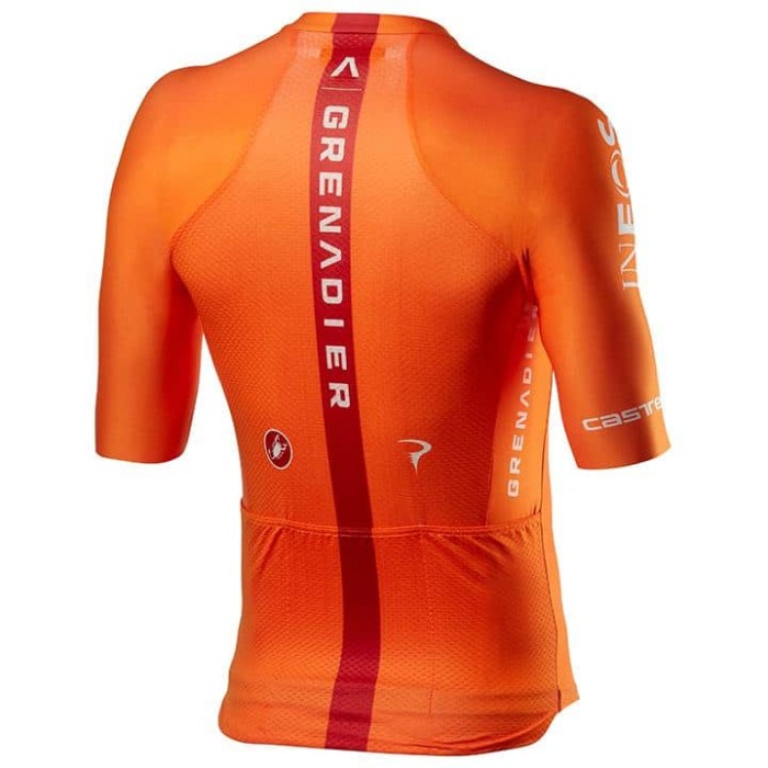 INEOS GRENADIER KURZARMTRIKOT AERO RACE 6.0 TRAINING 2021 ORANGE