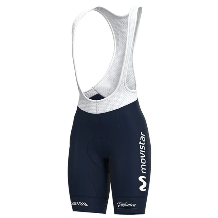 DAMEN-SET MOVISTAR TEAM Women cycling jersey and bib shorts set 2021 (2 TEILE) BLAU